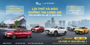 LÁI THỬ & BẢO DƯỠNG MG TẠI LONG AN